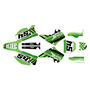 kawasaki kx125 graphics kit 2003-2008 split series green