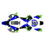 kawasaki kx250 graphics kit 2003-2008 venom series blue