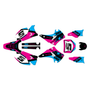 kawasaki kx250 graphics kit 2003-2008 venom series magenta