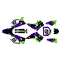 kawasaki kx250 graphics kit 2003-2008 venom series purple