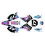 kawasaki kx250 graphics kit 2003-2008 warfare series pink