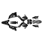 kawasaki kx250p graphics kit 2003-2008 axis series smoke