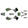 kawasaki kx250 graphics kit 1992-1993 cyberware series green