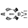 kawasaki kx250 graphics kit 1992-1993 cyberware series white