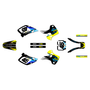 kawasaki kx250 graphics kit 1992-1993 division series yellow
