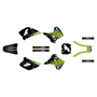 kawasaki kx250 graphics kit 1992-1993 lancaster series lime