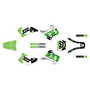 kawasaki kx250 graphics kit 1992-1993 rail series green