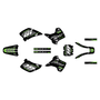 kawasaki kx250 graphics kit 1992-1993 rebel series green