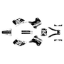 kawasaki kx250 graphics kit 1992-1993 spear series white