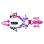 kawasaki kx125p graphics kit 2003-2008 split series pink