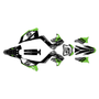 kawasaki kx125p graphics kit 2003-2008 venom series green