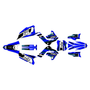 kawasaki kx125p graphics kit 2003-2008 warrior series blue