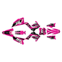 kawasaki kx125p graphics kit 2003-2008 warrior series magenta