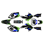 kawasaki kx250f graphics kit 2004-2005 division series blue