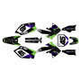 kawasaki kx250f graphics kit 2004-2005 division series purple