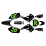 kawasaki kx250f graphics kit 2004-2005 spear series green-shift