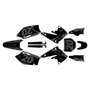 kawasaki kx250f graphics kit 2004-2005 spear series smoke