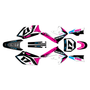 kawasaki kx250f graphics kit 2004-2005 stellar series magenta