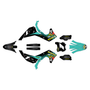 kawasaki kx250x graphics kit 2025-2026 lancaster series teal
