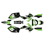 kawasaki kx250f graphics kit 2004-2005 turbo series green