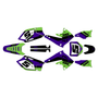 kawasaki kx250f graphics kit 2004-2005 venom series purple