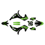 kawasaki kx250x graphics kit 2025-2026 venom series green-shift