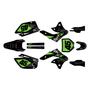 kawasaki kx250f graphics kit 2006-2008 division series green-shift