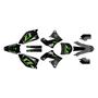 kawasaki kx250f graphics kit 2009-2012 axis series green-shift