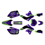 kawasaki kx250f graphics kit 2006-2008 evader series purple