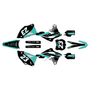 kawasaki kx250f graphics kit 2013-2016 fh series teal