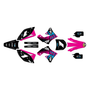 kawasaki kx250f graphics kit 2009-2012 lancaster series magenta