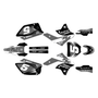 kawasaki kx250f graphics kit 2006-2008 turbo series white