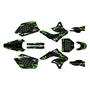 kawasaki kx250f graphics kit 2006-2008 twitch series green