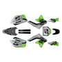 kawasaki kx250f graphics kit 2006-2008 venom series green