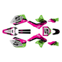 kawasaki kx250f graphics kit 2006-2008 venom series magenta