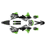 kawasaki kx250f graphics kit 2013-2016 venom series green