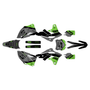 kawasaki kx250f graphics kit 2013-2016 venom series green-shift