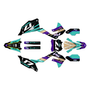 kawasaki kx250 graphics kit 2021-2024 axis series teal