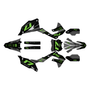 kawasaki kx250 graphics kit 2021-2024 axis series green-shift