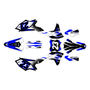 kawasaki kx250f graphics kit 2017-2020 evader series blue