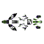 kawasaki kx250f graphics kit 2009-2012 vision series green