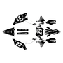 kawasaki kx250 graphics kit 2021-2024 fh series white