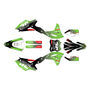 kawasaki kx250f graphics kit 2017-2020 ominous series green