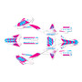 kawasaki kx250f graphics kit 2017-2020 rebel series magenta-shift