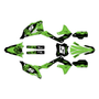 kawasaki kx250 graphics kit 2021-2024 nightcity series green