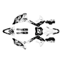 kawasaki kx250 graphics kit 2021-2024 nightcity series white