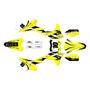 kawasaki kx250f graphics kit 2017-2020 speed series yellow