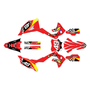 kawasaki kx250 graphics kit 2021-2024 pecker series red