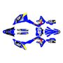 kawasaki kx250 graphics kit 2021-2024 pecker series blue