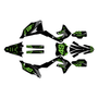 kawasaki kx250 graphics kit 2021-2024 pecker series green-shift